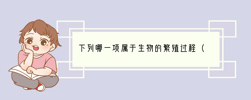 下列哪一项属于生物的繁殖过程（　　）A．豌豆种子发芽B．豌豆种子生根C．豌豆植株开花